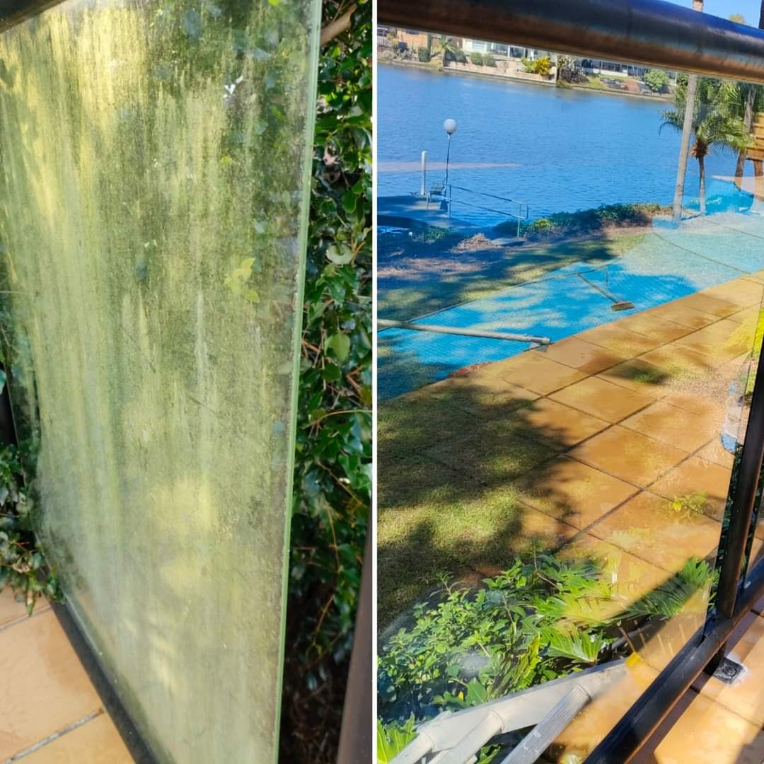 Garbage chute cleaning - Before and after