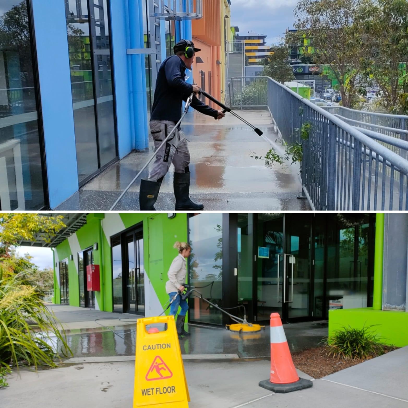 image00018 Garbage chute cleaning - Before and after